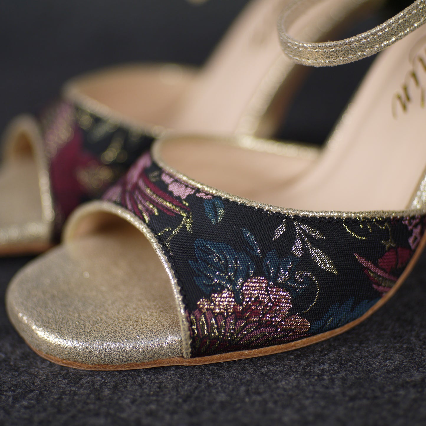 Embroidery classic Chinese tapestry Argentine tango shoes- Jazmin Tango