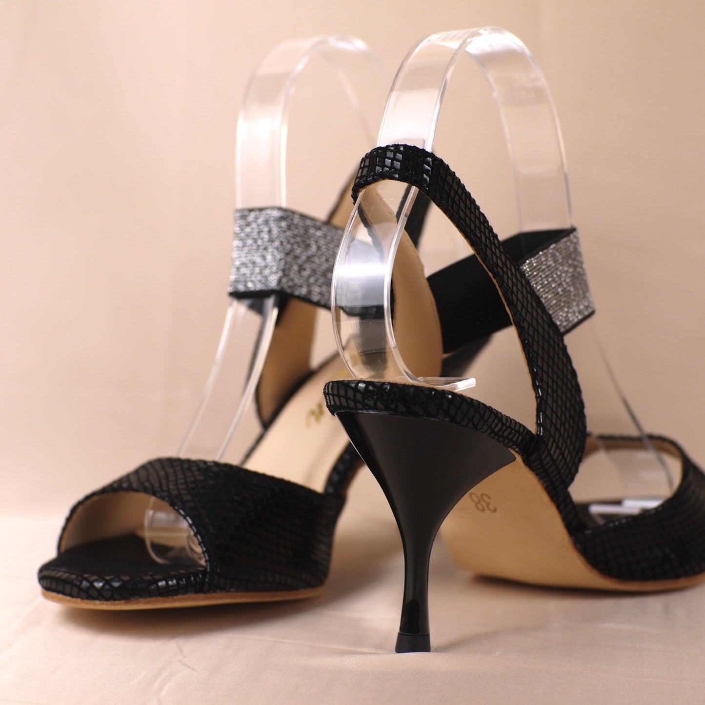 black  argentine tango shoes -jazmin tango