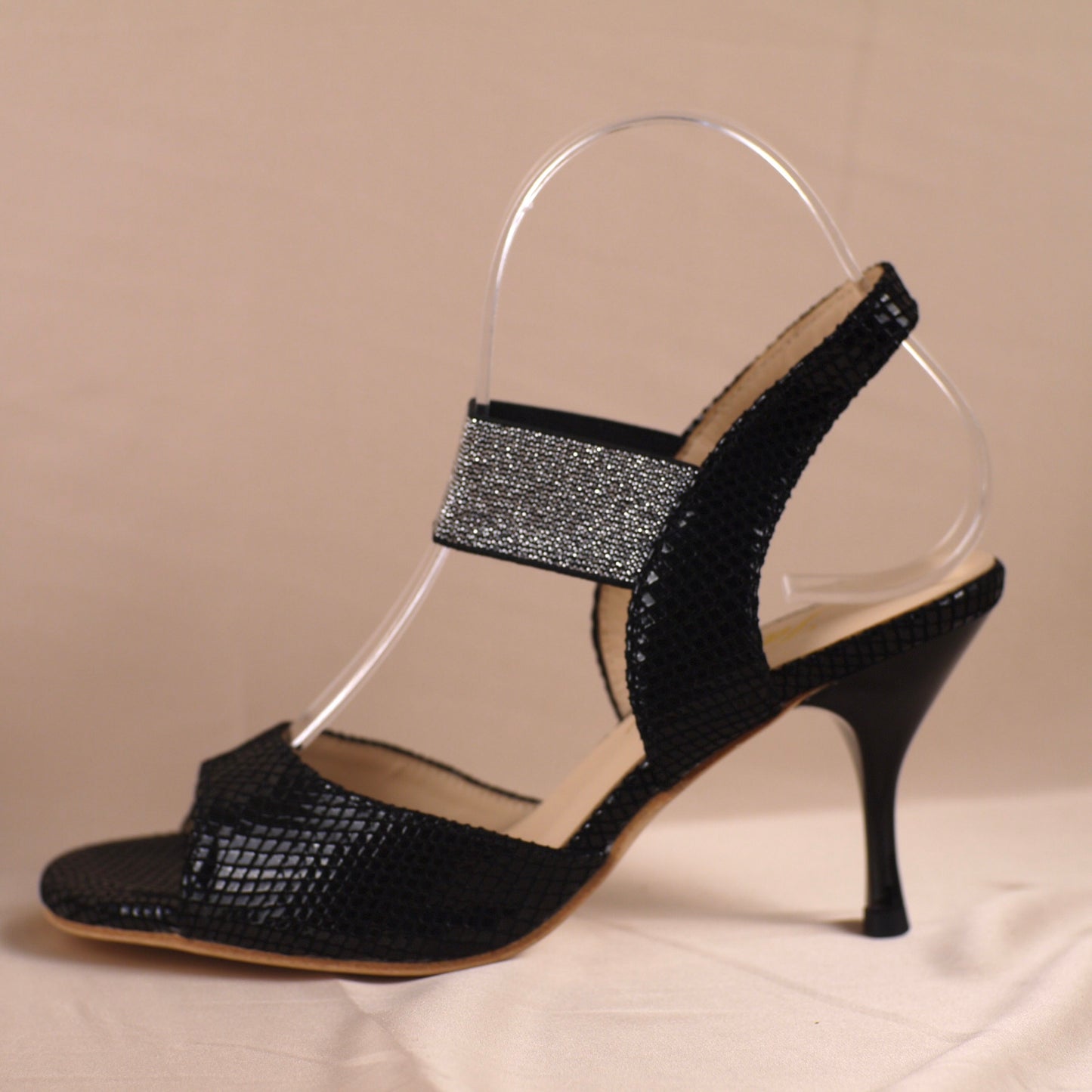 black  argentine tango shoes -jazmin tango