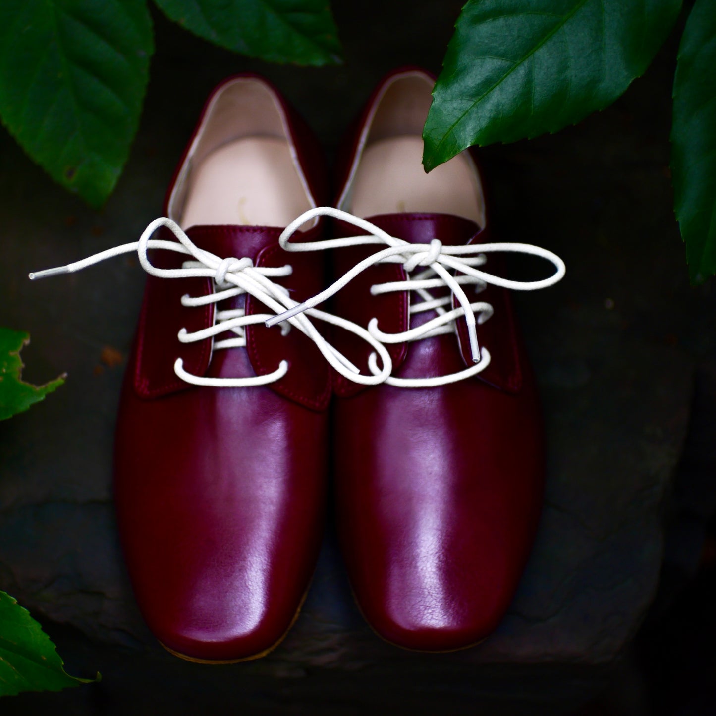Red leather Practice Argentine tango shoes- Jazmin tango shoes free shipping